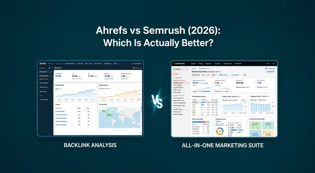 which is better Ahrefs vs Semrush